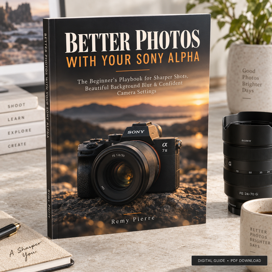 Better Photos with Your Sony Alpha -Sony Camera Guide