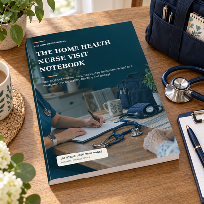Home Health Nurse Visit Notes - Professional Care Documentation