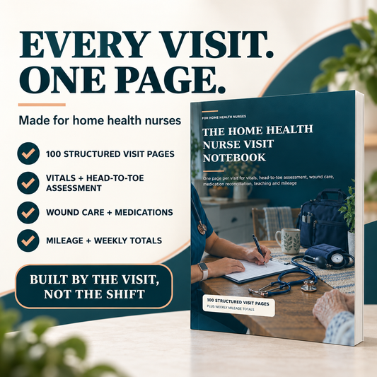 Home Health Nurse Visit Notes - Professional Care Documentation